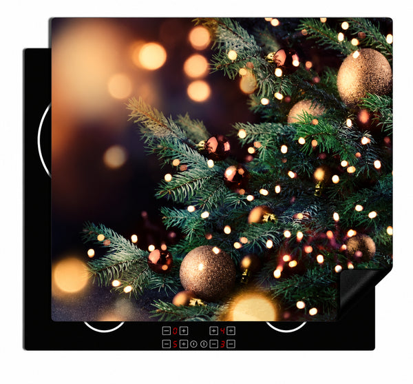 Inductiebeschermer - Kerstboom met Verlichting