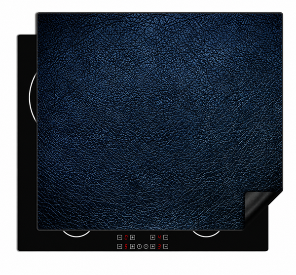 Inductiebeschermer - Blauw Leer