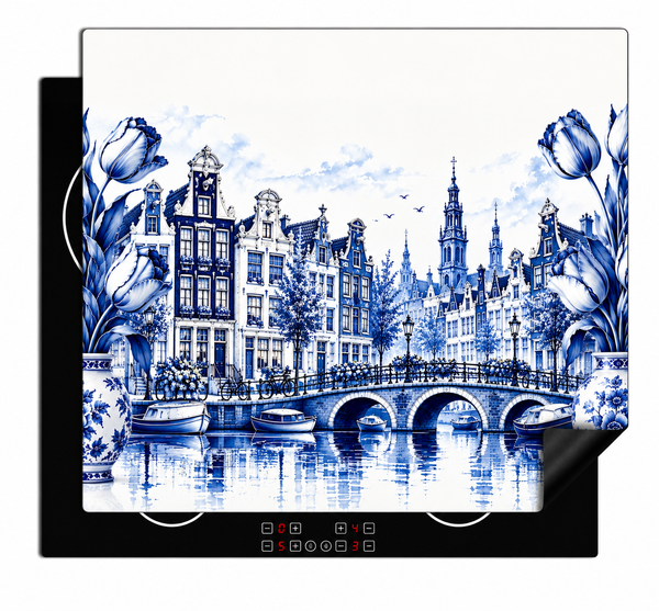 Inductiebeschermer - Delfts Blauw Amsterdam
