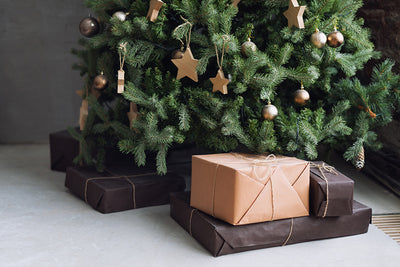 Inductiebeschermer - Kerstboom met Cadeaus