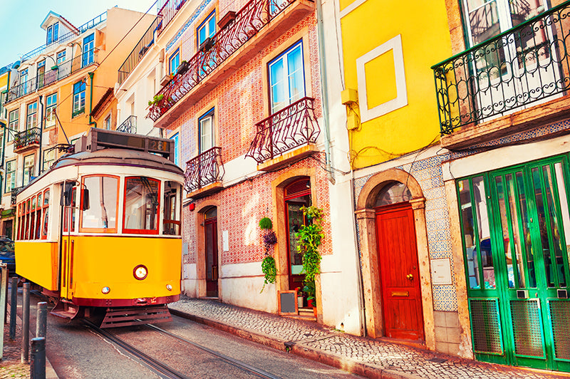 Spatscherm Lissabon Tram