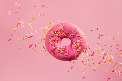 Inductiebeschermer - Roze Donut