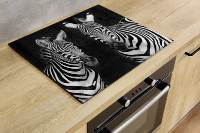 Inductiebeschermer - Zwarte Zebra